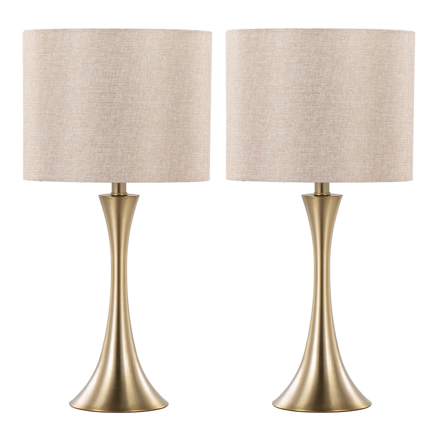 Majestic Office Furniture 24" Metal Table Lamp - Set of 2