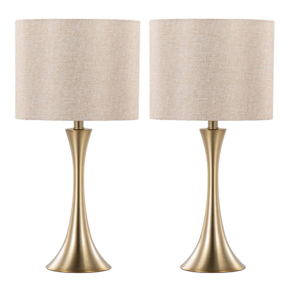 Majestic Office Furniture 24" Metal Table Lamp - Set of 2