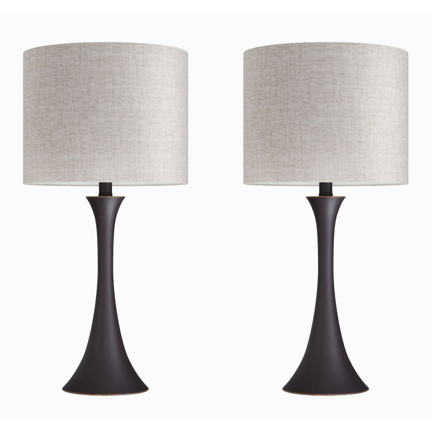 Majestic Office Furniture 24" Metal Table Lamp - Set of 2