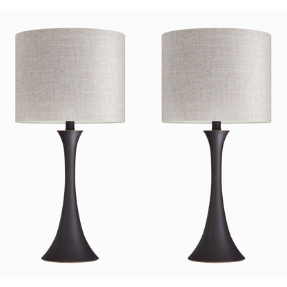 Majestic Office Furniture 24" Metal Table Lamp - Set of 2