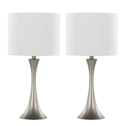 Majestic Office Furniture 24" Metal Table Lamp - Set of 2
