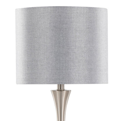 Majestic Office Furniture 25" Metal Table Lamp with Usb - Set of 2