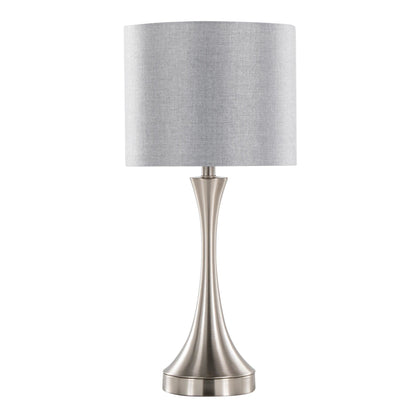 Majestic Office Furniture 25" Metal Table Lamp with Usb - Set of 2