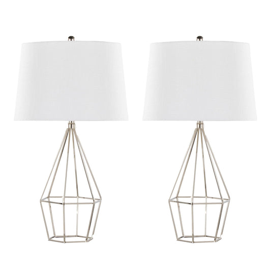Majestic Office Furniture 27" Metal Table Lamp - Set of 2