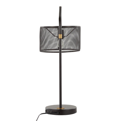 Majestic Office Furniture Mesh 27" Metal Task Lamp with Usb - Set of 2