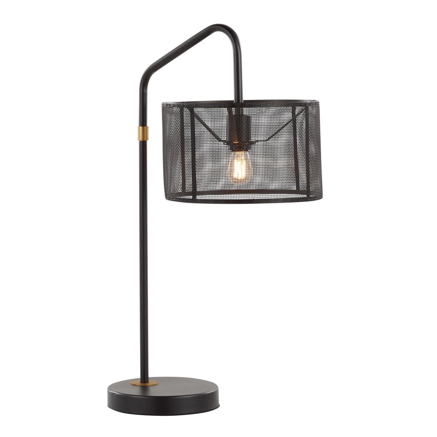 Majestic Office Furniture Mesh 27" Metal Task Lamp with Usb - Set of 2