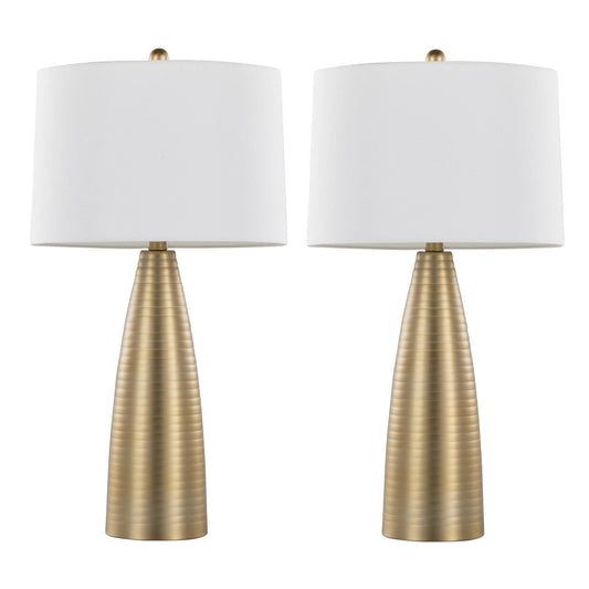 Majestic Office Furniture 27" Metal Table Lamp - Set of 2