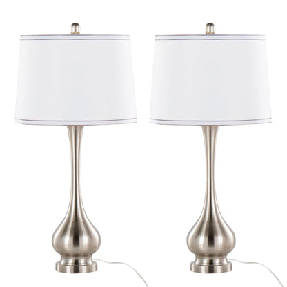 Majestic Office Furniture 28" Metal Table Lamp - Set of 2