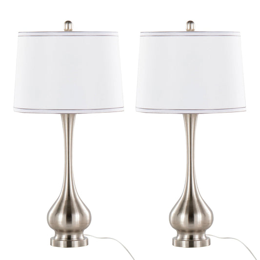 Majestic Office Furniture 28" Metal Table Lamp - Set of 2