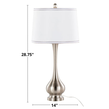 Majestic Office Furniture 28" Metal Table Lamp - Set of 2