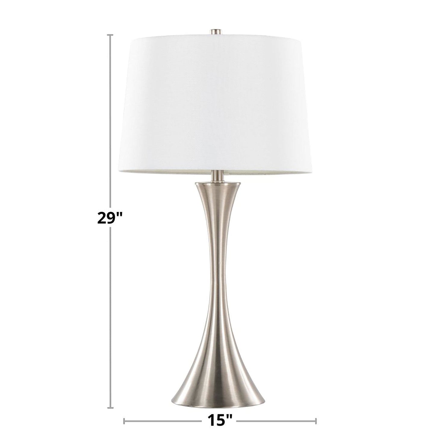 Majestic Office Furniture 29" Metal Table Lamp - Set of 2