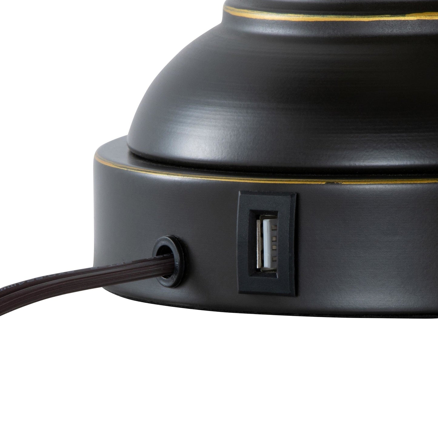 Majestic Office Furniture 29" Metal Table Lamp with Usb - Set of 2