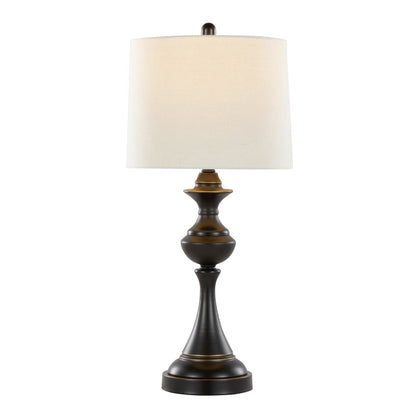 Majestic Office Furniture 29" Metal Table Lamp with Usb - Set of 2