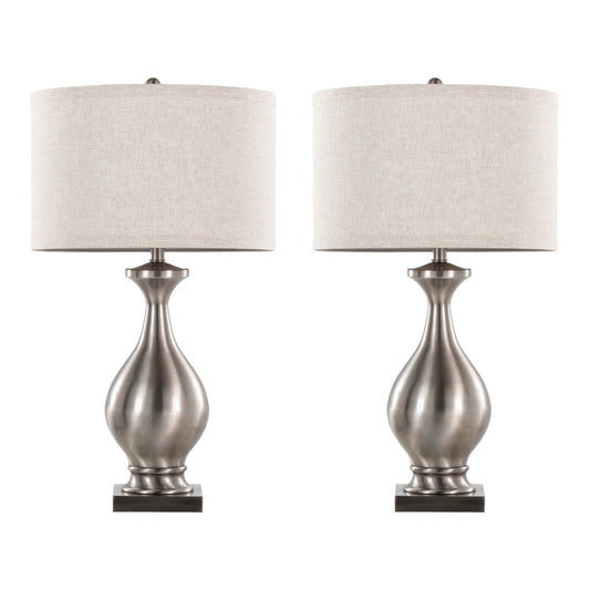 Majestic Office Furniture 28" Metal Table Lamp - Set of 2