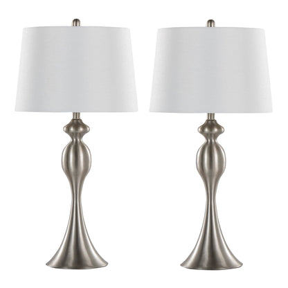 Majestic Office Furniture 30" Metal Table Lamp - Set of 2