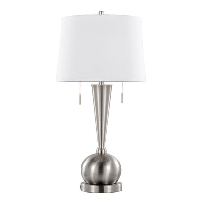 Majestic Office Furniture 30" Metal Table Lamp with Usb - Set of 2