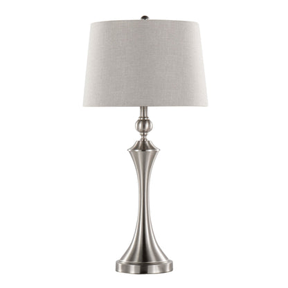 Majestic Office Furniture 30" Metal Table Lamp with Usb - Set of 2