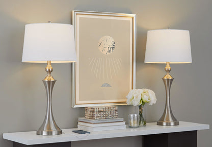 Majestic Office Furniture 30" Metal Table Lamp with Usb - Set of 2
