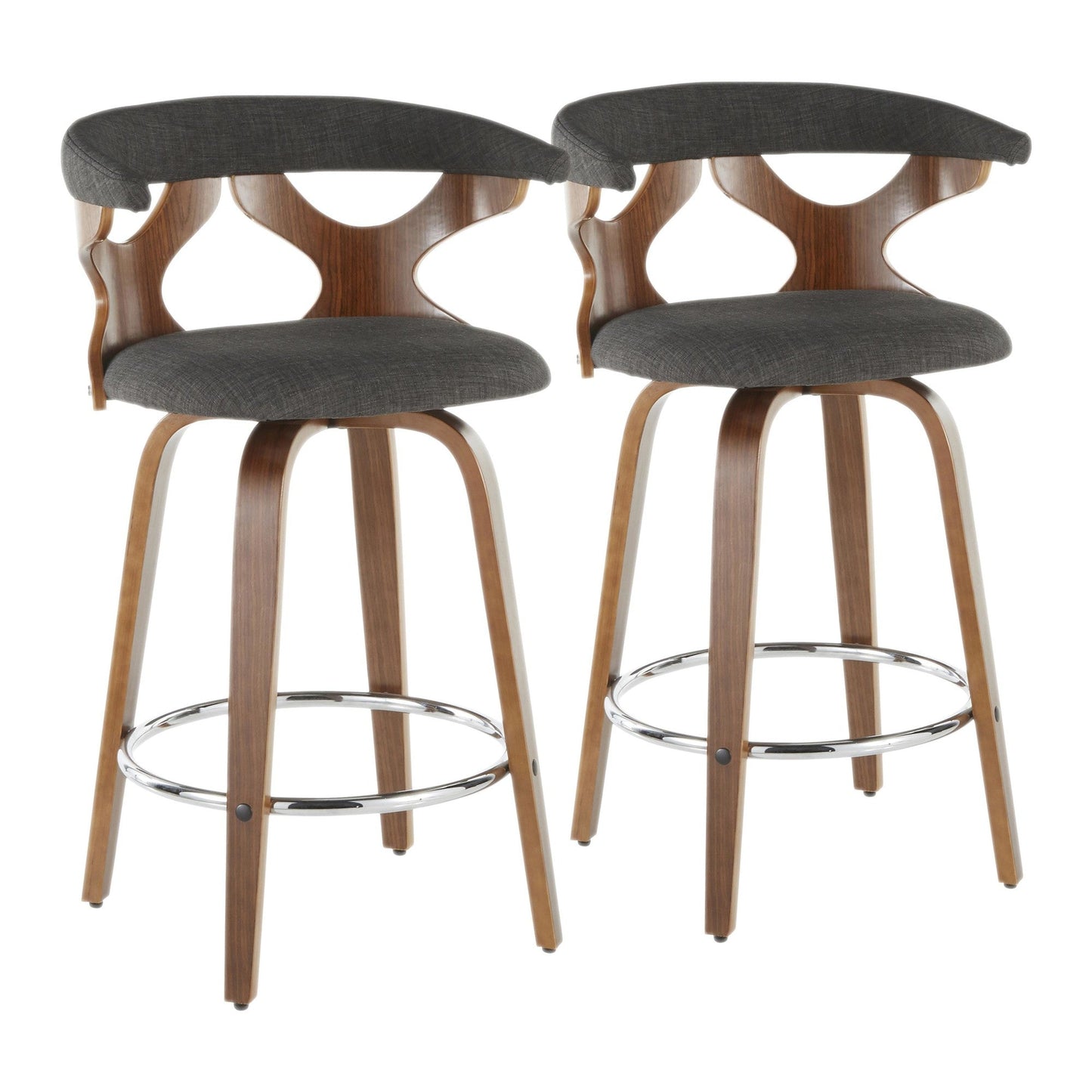Majestic Office Furniture 26" Fixed-Height Counter Stool - Set of 2