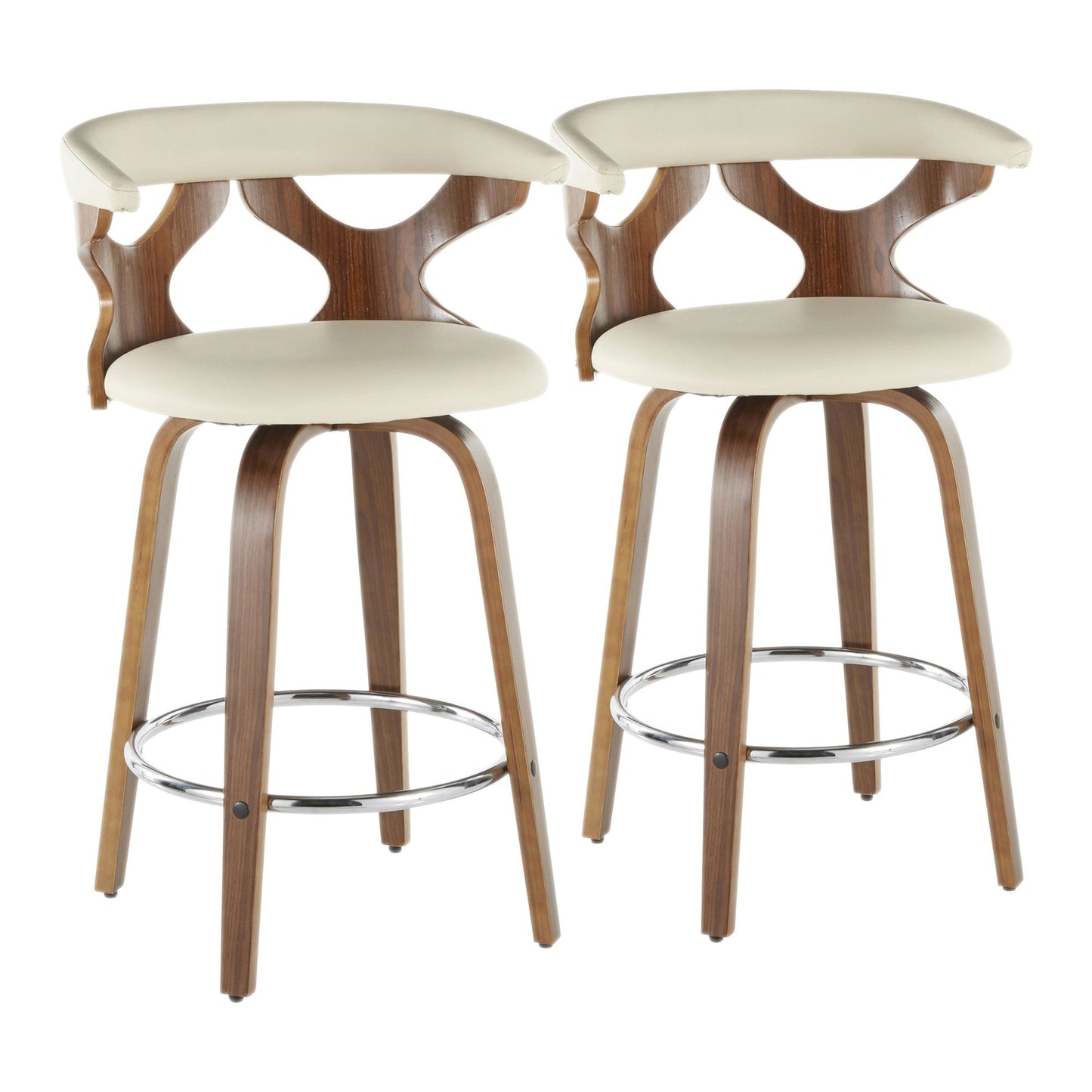 Majestic Office Furniture 26" Fixed-Height Counter Stool - Set of 2