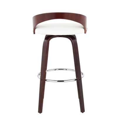 Majestic Office Furniture 30" Fixed-Height Barstool - Set of 2
