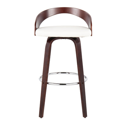 Majestic Office Furniture 30" Fixed-Height Barstool - Set of 2