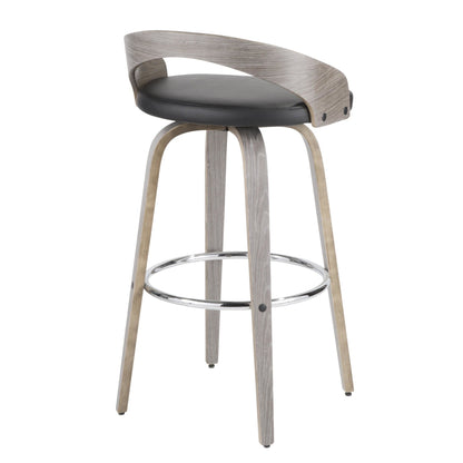 Majestic Office Furniture 30" Fixed-Height Barstool - Set of 2