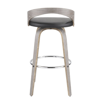 Majestic Office Furniture 30" Fixed-Height Barstool - Set of 2
