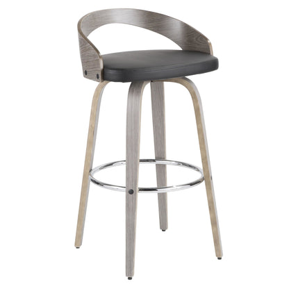 Majestic Office Furniture 30" Fixed-Height Barstool - Set of 2