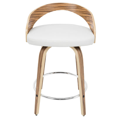 Majestic Office Furniture 24" Fixed-Height Counter Stool - Set of 2
