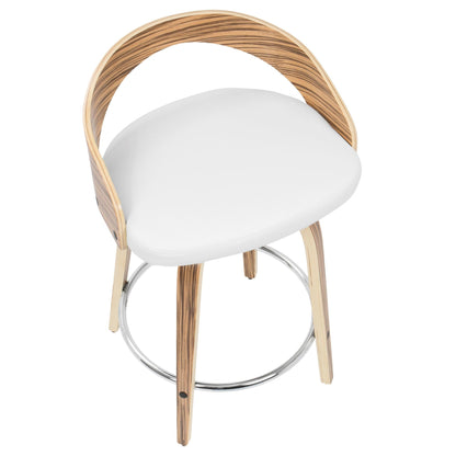 Majestic Office Furniture 24" Fixed-Height Counter Stool - Set of 2