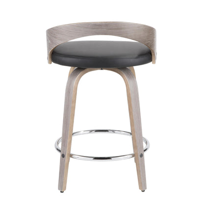 Majestic Office Furniture 24" Fixed-Height Counter Stool - Set of 2