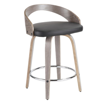 Majestic Office Furniture 24" Fixed-Height Counter Stool - Set of 2