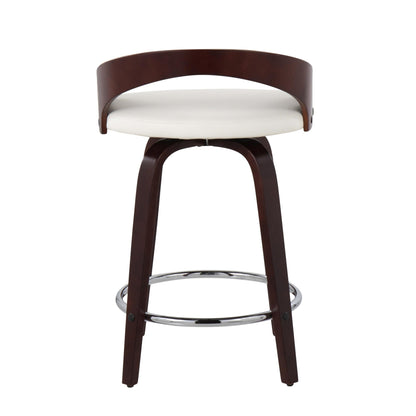 Majestic Office Furniture 24" Fixed-Height Counter Stool - Set of 2