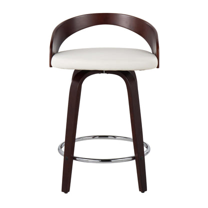 Majestic Office Furniture 24" Fixed-Height Counter Stool - Set of 2