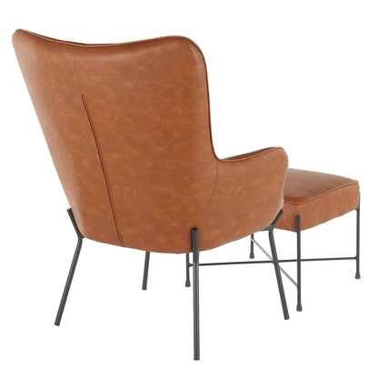 Lumisource Izzy Lounge Chair + Ottoman Set