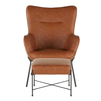 Lumisource Izzy Lounge Chair + Ottoman Set