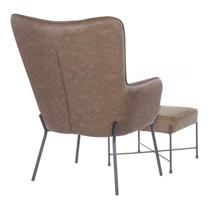 Lumisource Izzy Lounge Chair + Ottoman Set