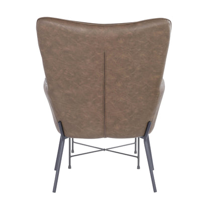 Lumisource Izzy Lounge Chair + Ottoman Set