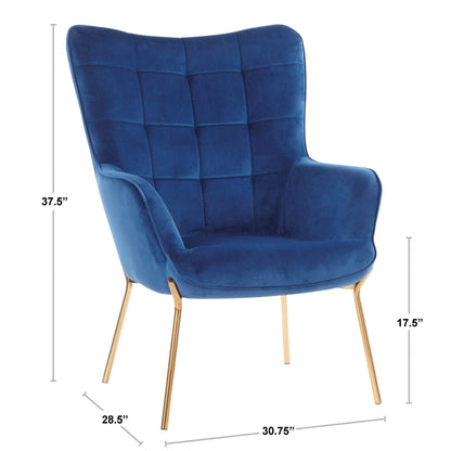 Lumisource Izzy Lounge Chair + Ottoman Set