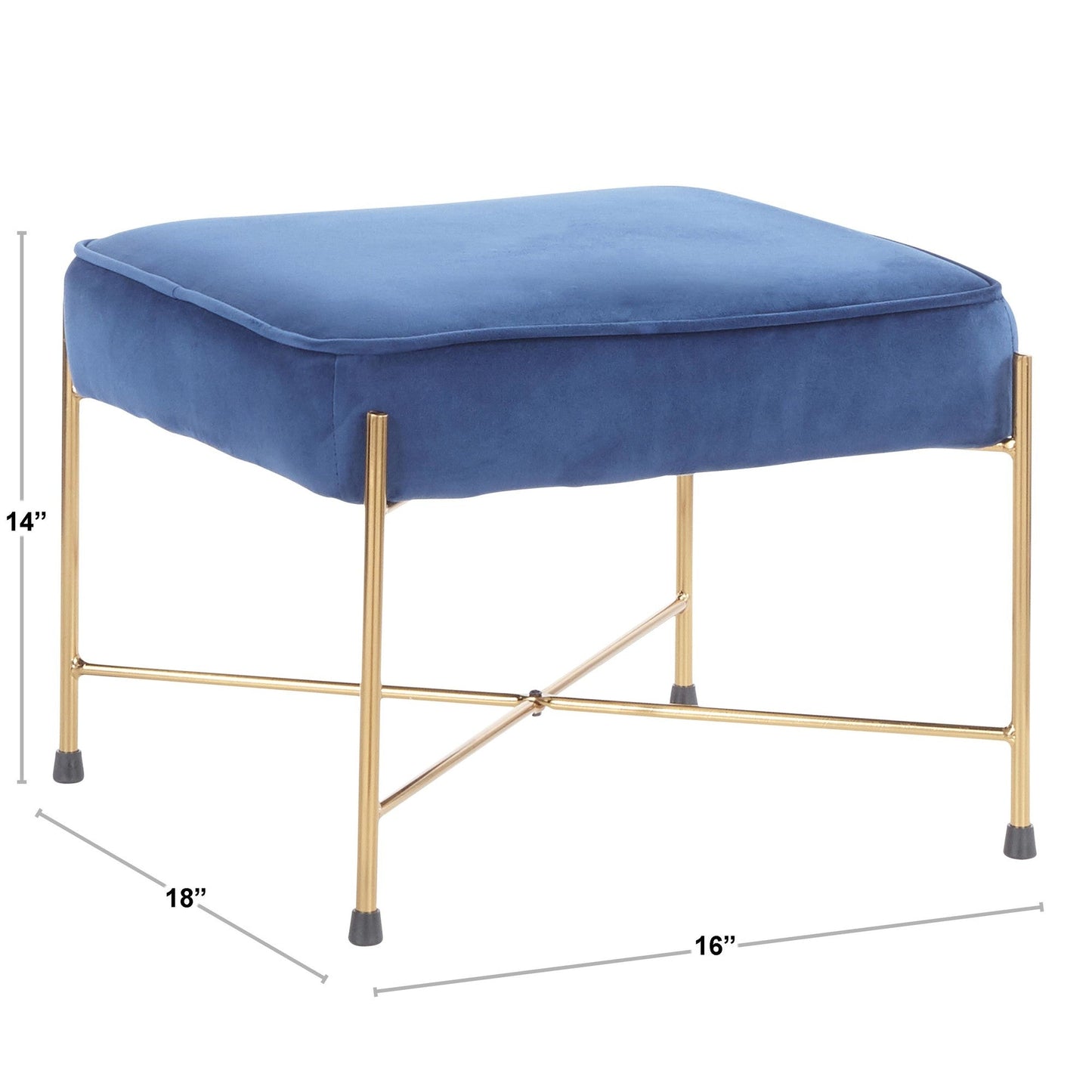 Lumisource Izzy Lounge Chair + Ottoman Set