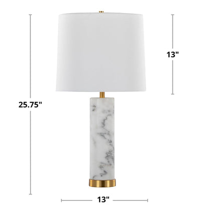 Lumisource Marbella 26" Marble Table Lamp - Set of 2