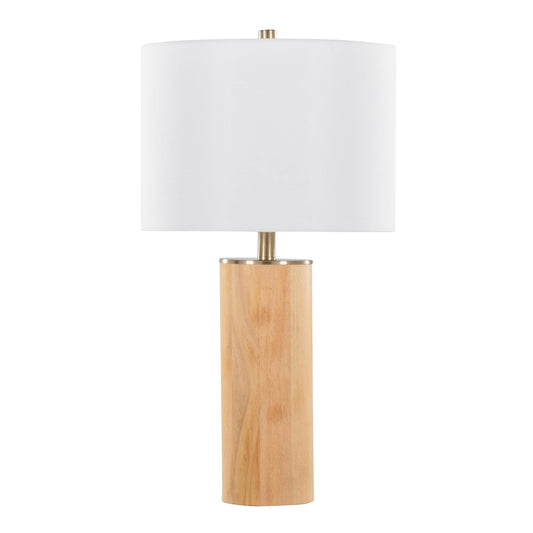 Majestic Office Furniture 27" Ash Wood Table Lamp