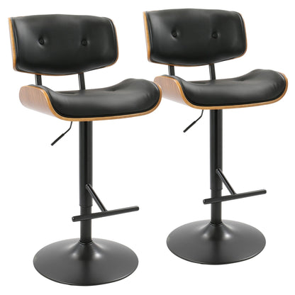 Majestic Office Furniture Adjustable Barstool - Set of 2