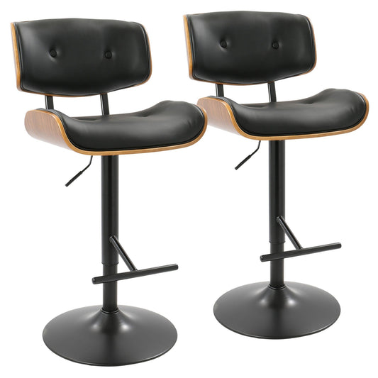 Majestic Office Furniture Adjustable Barstool - Set of 2
