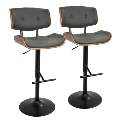 Majestic Office Furniture Adjustable Barstool - Set of 2
