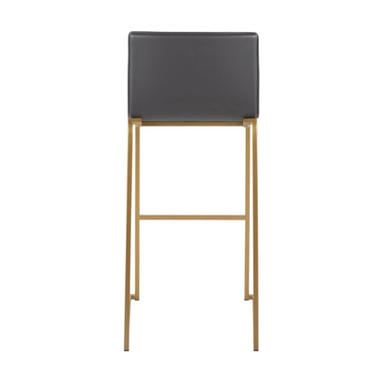 Majestic Office Furniture 30" Fixed-Height Barstool - Set of 2