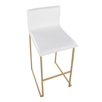 Majestic Office Furniture 30" Fixed-Height Barstool - Set of 2