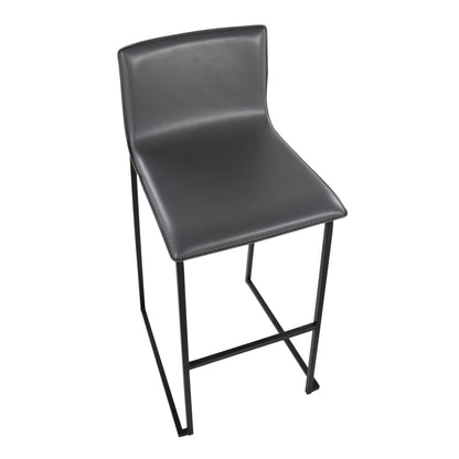 Majestic Office Furniture 30" Fixed-Height Barstool - Set of 2