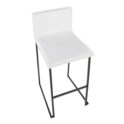 Majestic Office Furniture 30" Fixed-Height Barstool - Set of 2